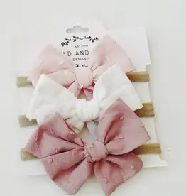 Wild and Free Design Co Pinwheel Headband Set of 3