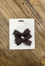 Wild and Free Design Co Neutral Alligator Clip Bow Set, Coca