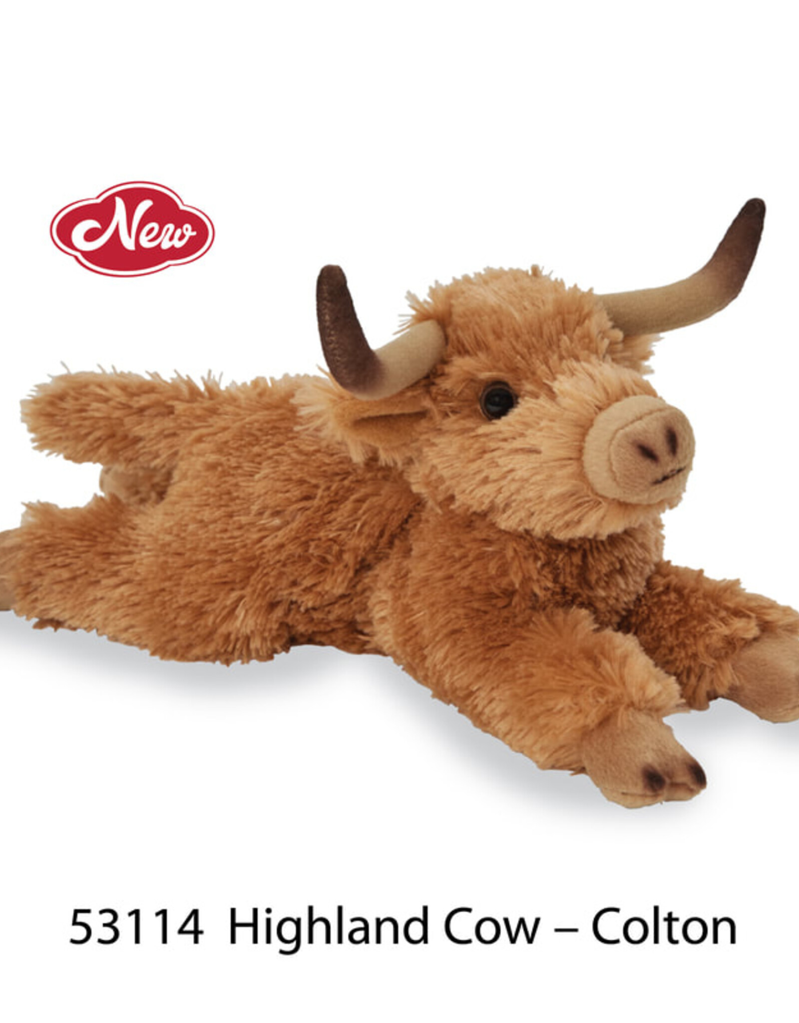 Giffa Plush Plush Stuffy, Colton Highland Cow 9"