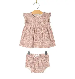 City Mouse Studio Flutter Tunic Set, Spring Bouquet