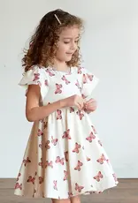 City Mouse Studio Twirl Dress Butterflies
