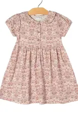 City Mouse Studio Frill Collar Puff Sleeve Dress