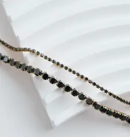 Sweet Three Designs After Dark Tennis Bracelet