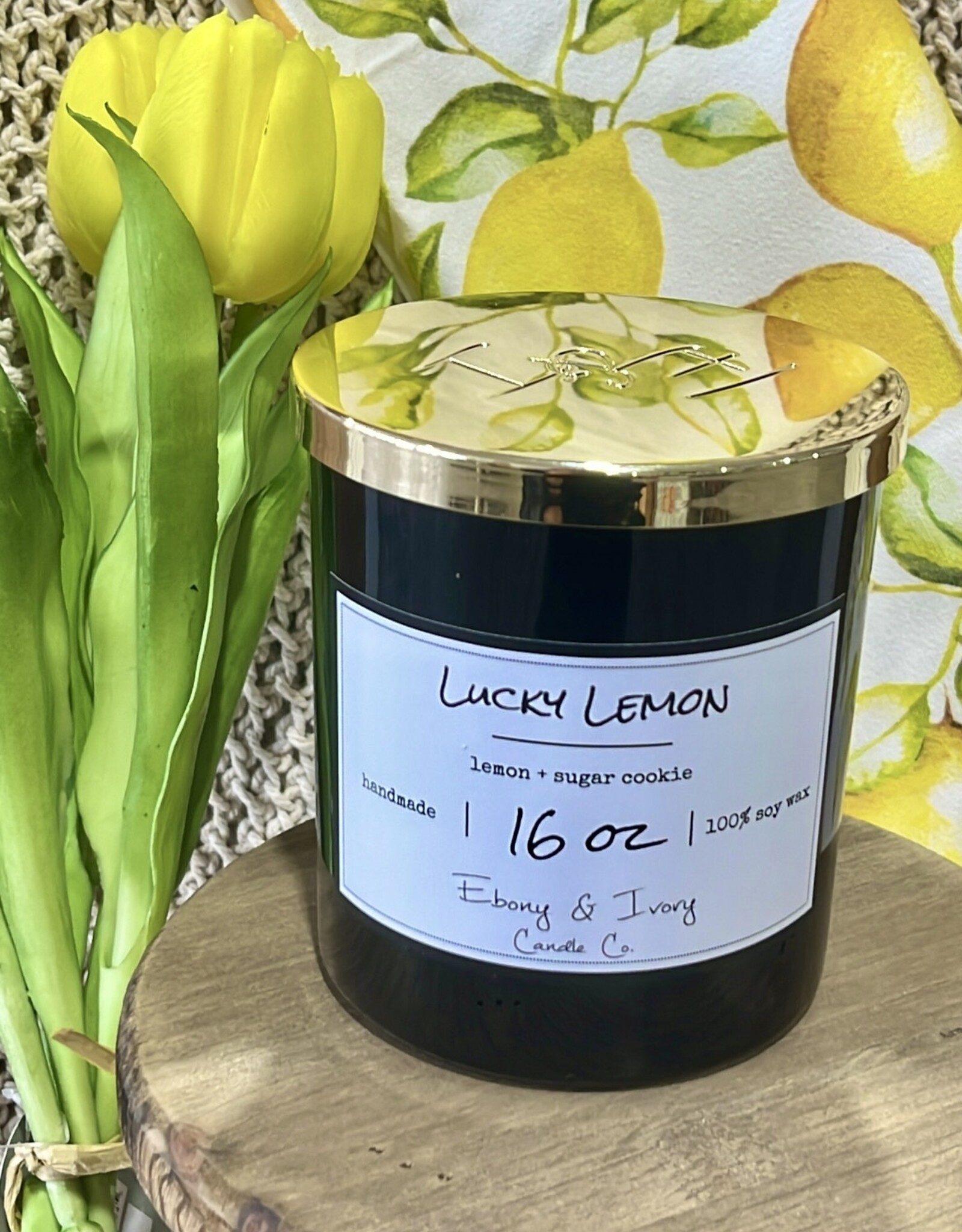 Ebony & Ivory Lucky Lemon 16oz Candle