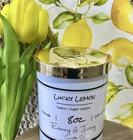 Ebony & Ivory Lucky Lemon 8oz Candle