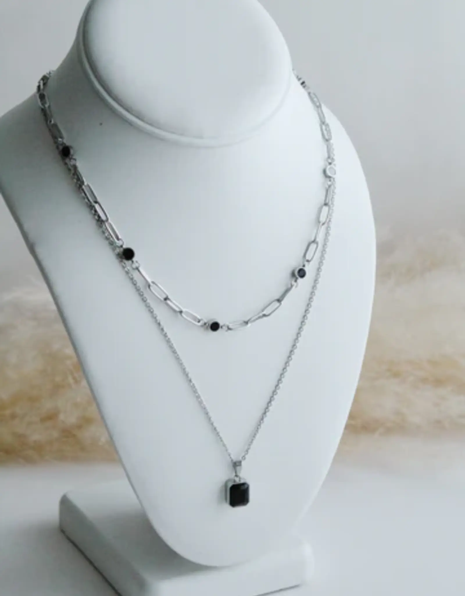 Sweet Three Designs After Dark 3 Piece Layering Necklace