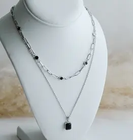 Sweet Three Designs After Dark 3 Piece Layering Necklace