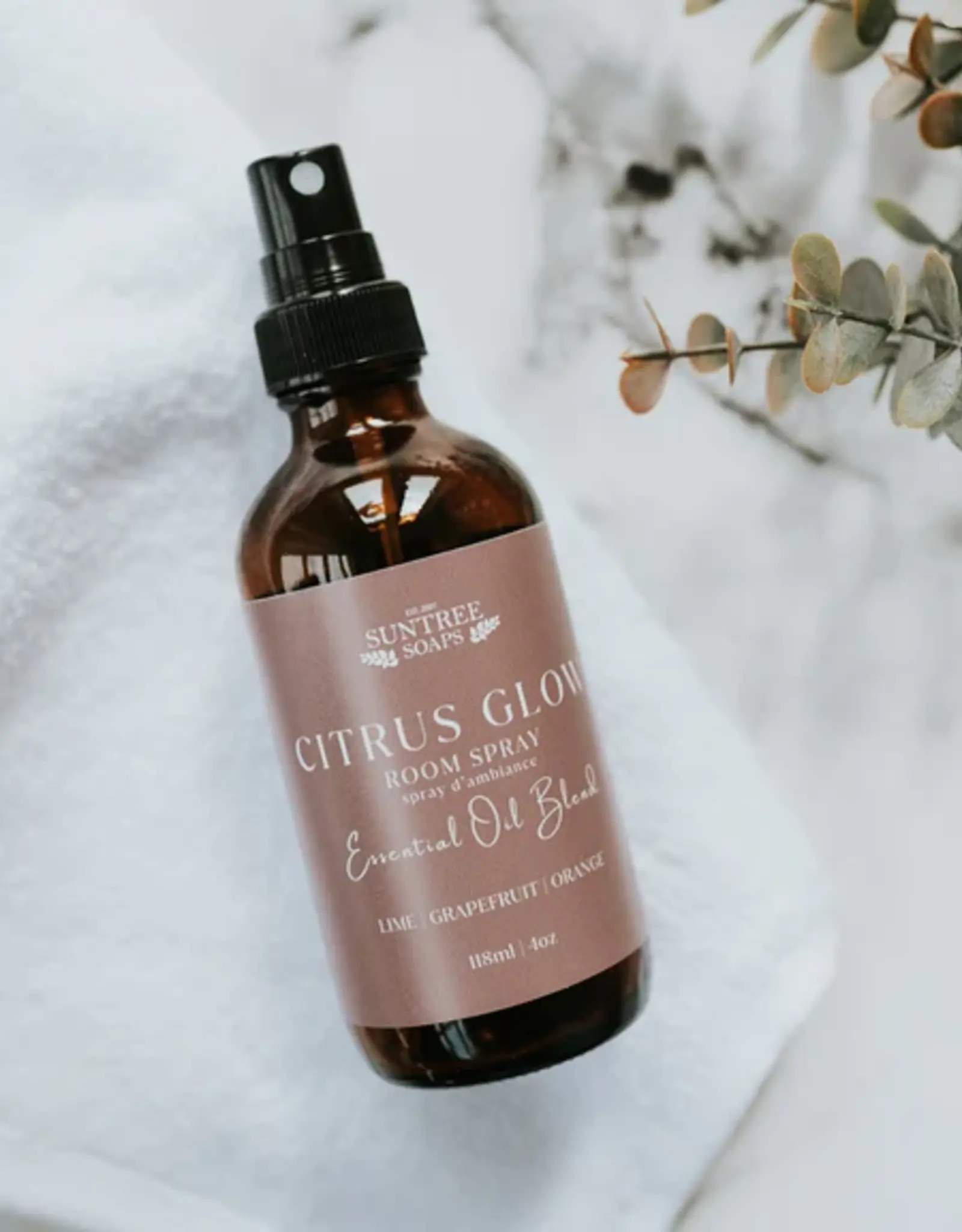 Suntree Soaps Room Spray, Citrus Glow