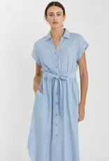 Striped Utility-Style Dress