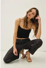 Tencel Linen Blend Barrel Pant