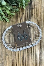 Rain Jewlery Patina Layered Ellipse Earrings