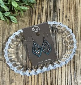 Rain Jewlery Patina Layered Ellipse Earrings