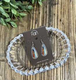 Rain Jewlery Mix Color Inlay Earrings