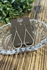 Rain Jewlery Gold Flexible Teardrop Earrings