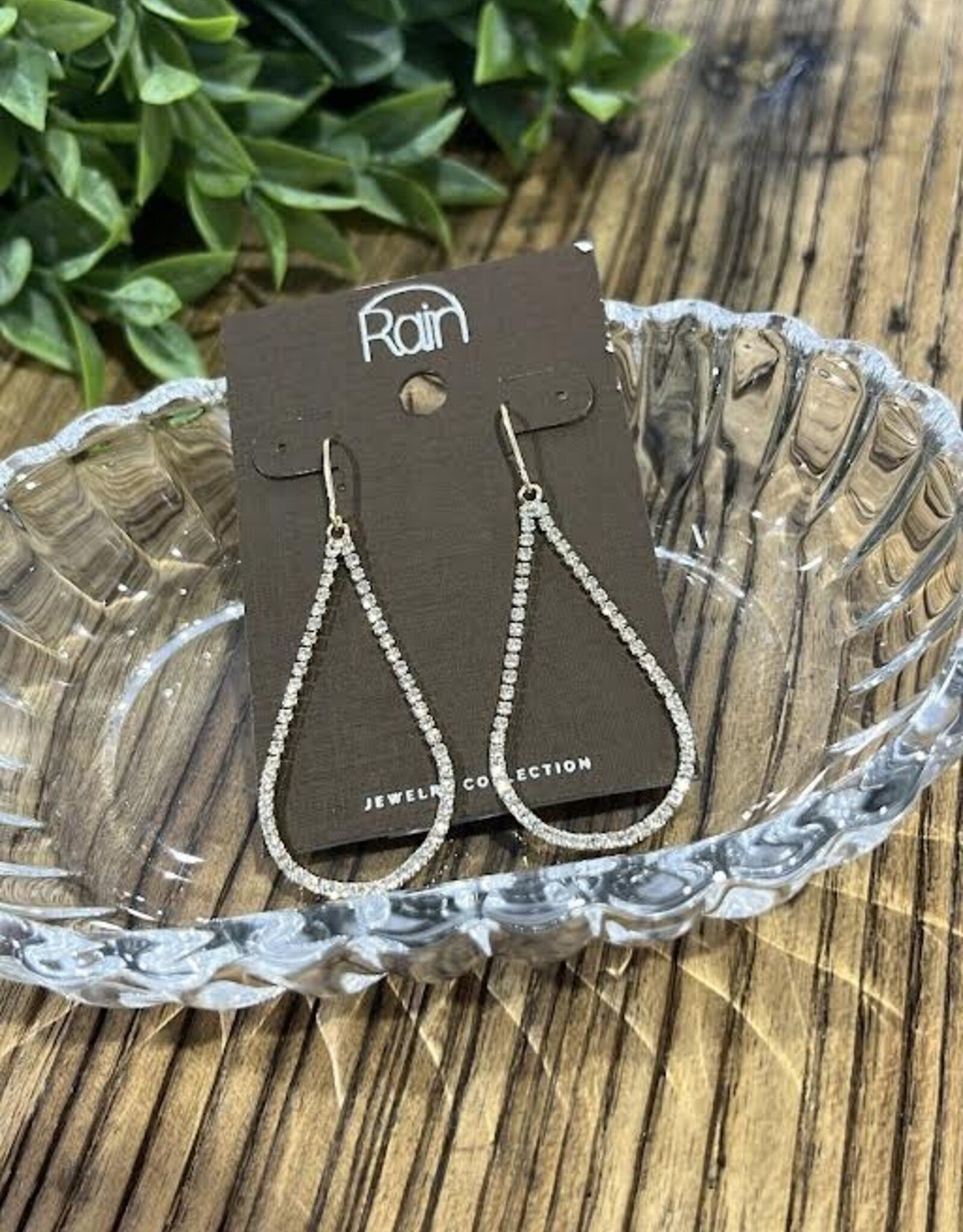 Rain Jewlery Gold Flexible Teardrop Earrings