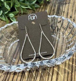 Rain Jewlery Gold Flexible Teardrop Earrings