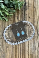 Rain Jewlery Silver Turquoise Teardrop Earrings