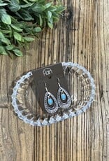Rain Jewlery Silver Aztec Teardrop Earrings