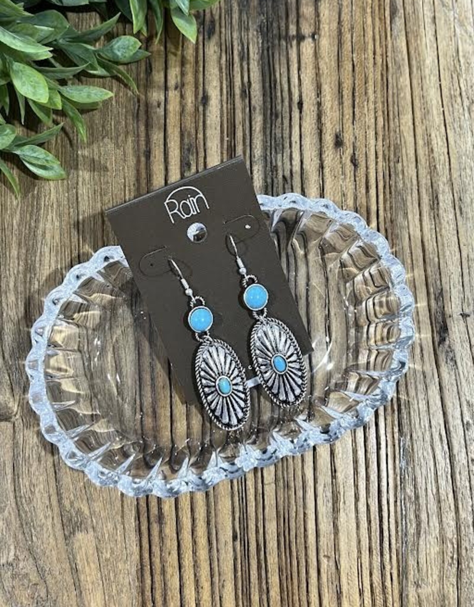 Rain Jewlery Southwestern Oval Earrings