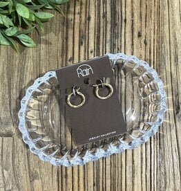 Rain Jewlery Gold Little Hoop Earrings