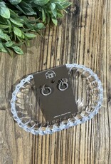 Rain Jewlery Silver Little Hoop Earrings