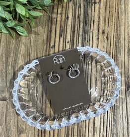 Rain Jewlery Silver Little Hoop Earrings