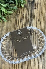 Rain Jewlery Gold Loopy Bow Earrings