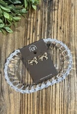 Rain Jewlery Gold Bow Earrings