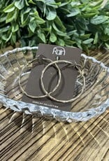 Rain Jewlery Gold Wire Hoop Earrings