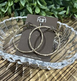 Rain Jewlery Gold Wire Hoop Earrings