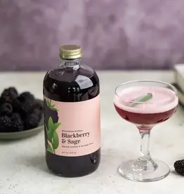 Wood Stove Kitchen Cocktail Mixer, Blackberry & Sage