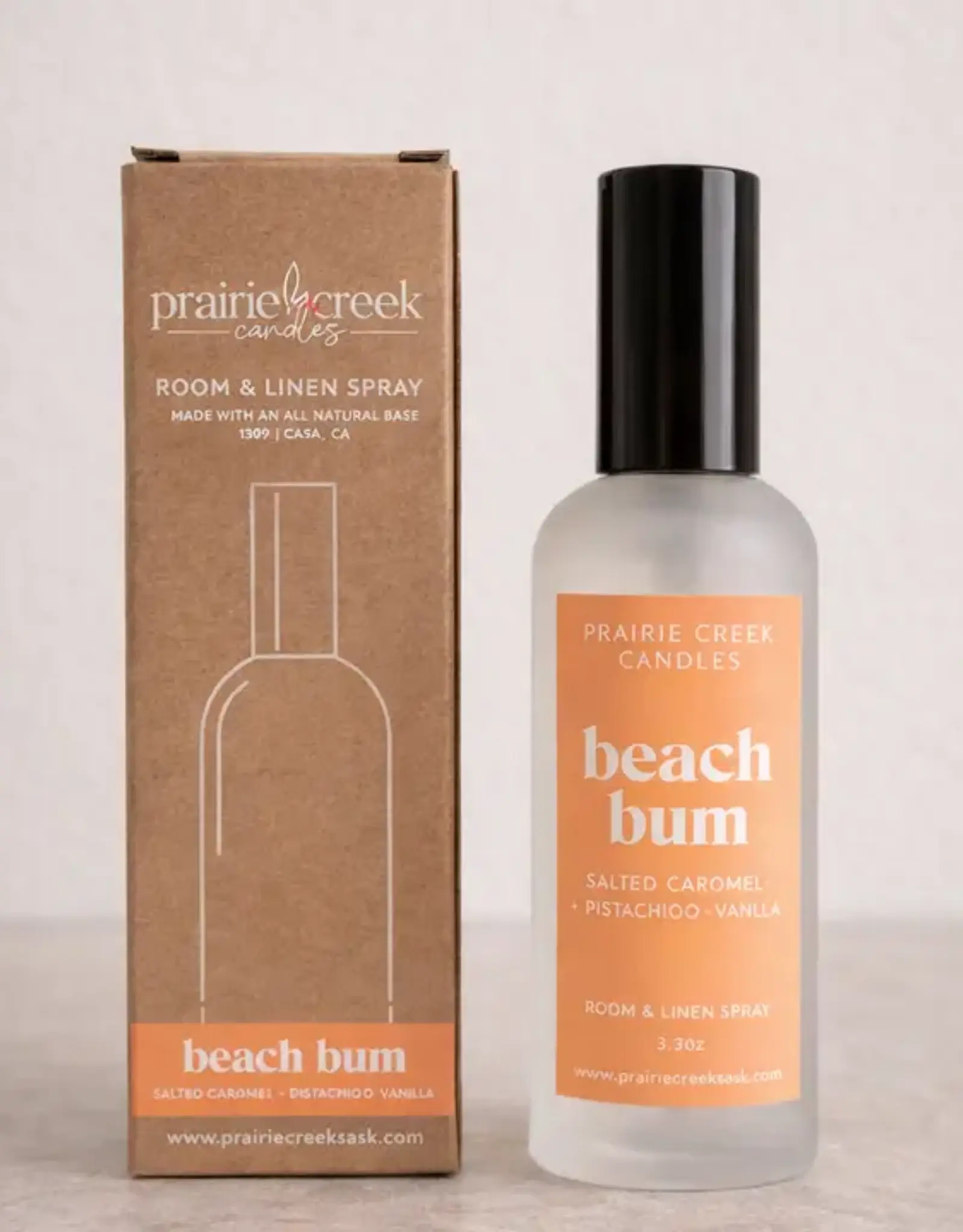 Prairie Creek Candles Linen Spray, Beach Bum