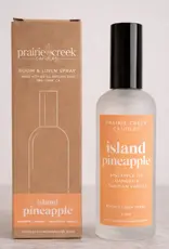 Prairie Creek Candles Linen Spray, Island Pineapple