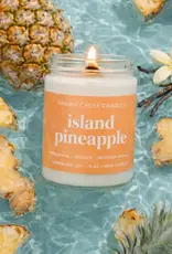 Prairie Creek Candles Wood Wick Candle, Island Pineapple 8oz