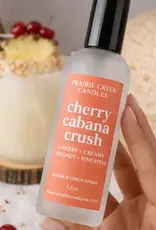 Prairie Creek Candles Linen Spray, Cherry Cabana Crush