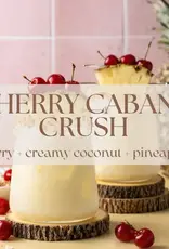 Prairie Creek Candles Wood Wick Candle, Cherry Cabana Crush 8oz