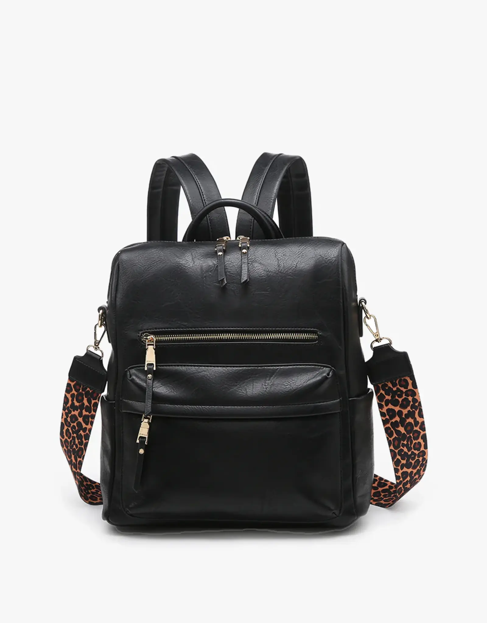 Jen & Co. Amelia Convertible Backpack, Black
