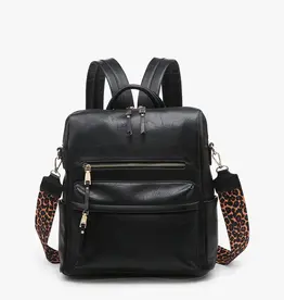 Jen & Co. Amelia Convertible Backpack, Black