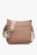 Jen & Co. Chloe Crossbody, Dusty Rosewood