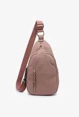 Jen & Co. Nikki Sling Bag, Dusty Rosewood