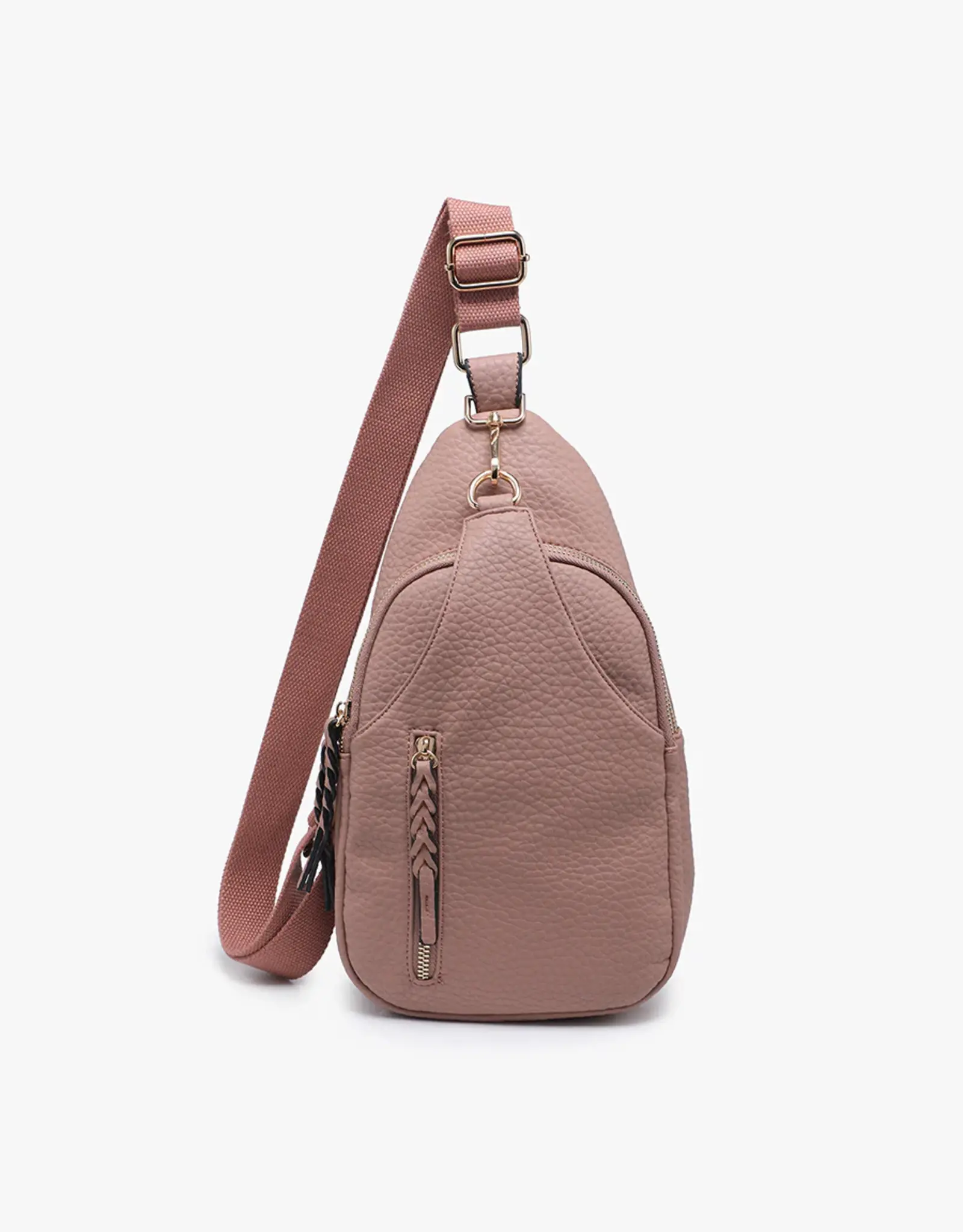 Jen & Co. Nikki Sling Bag, Dusty Rosewood