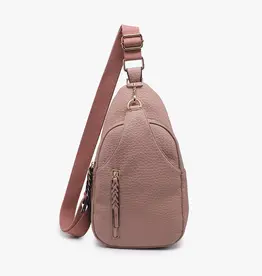 Jen & Co. Nikki Sling Bag, Dusty Rosewood