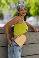 Jen & Co. Ellen Sling Bag, Natural/Brown