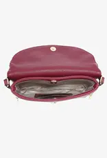 Jen & Co. Aubree Flapover Crossbody, Brown