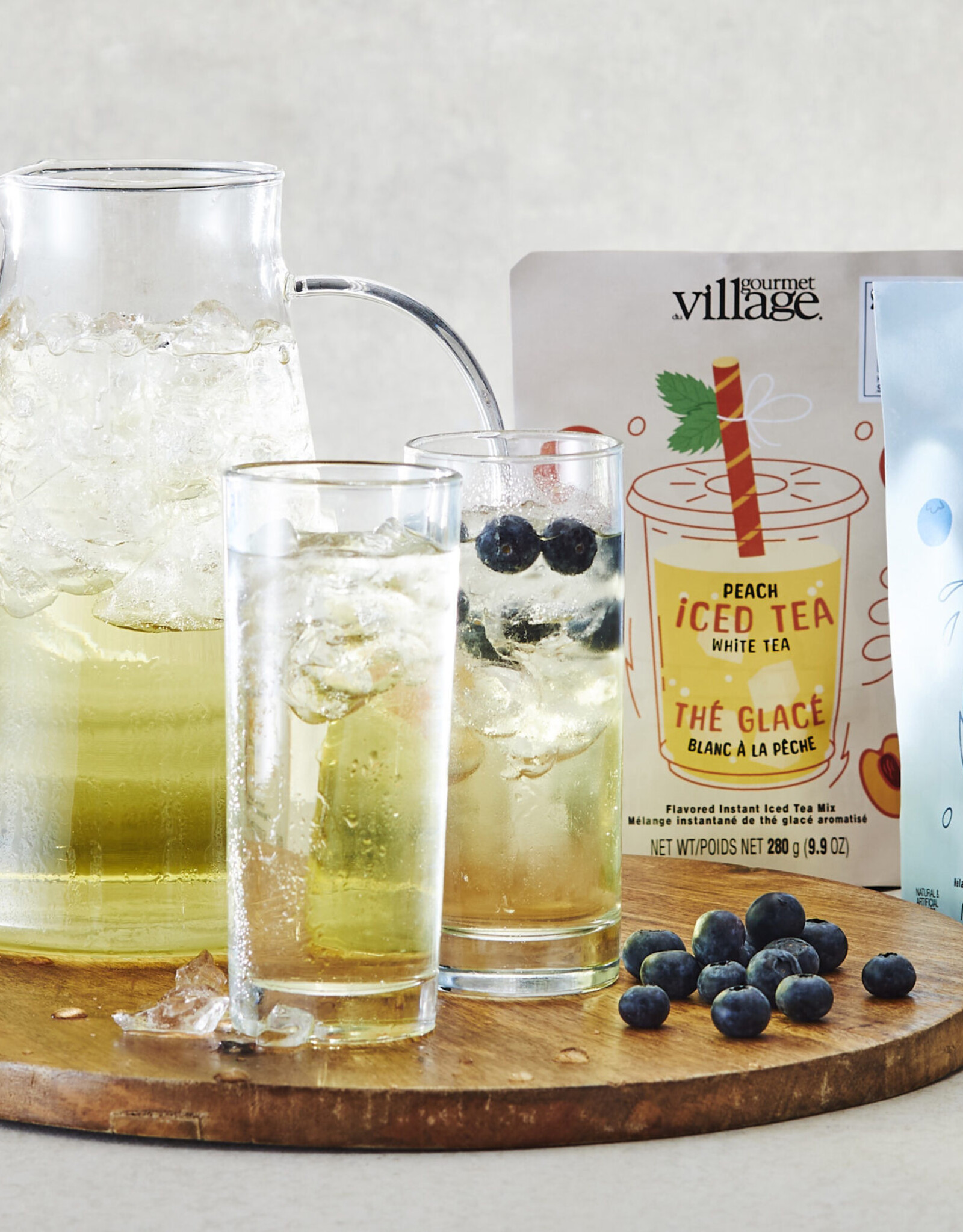 Gourmet Village Iced Tea Pouch, Blueberry White Tea