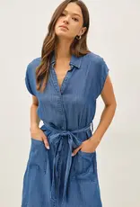 Tencel Button Up Dress