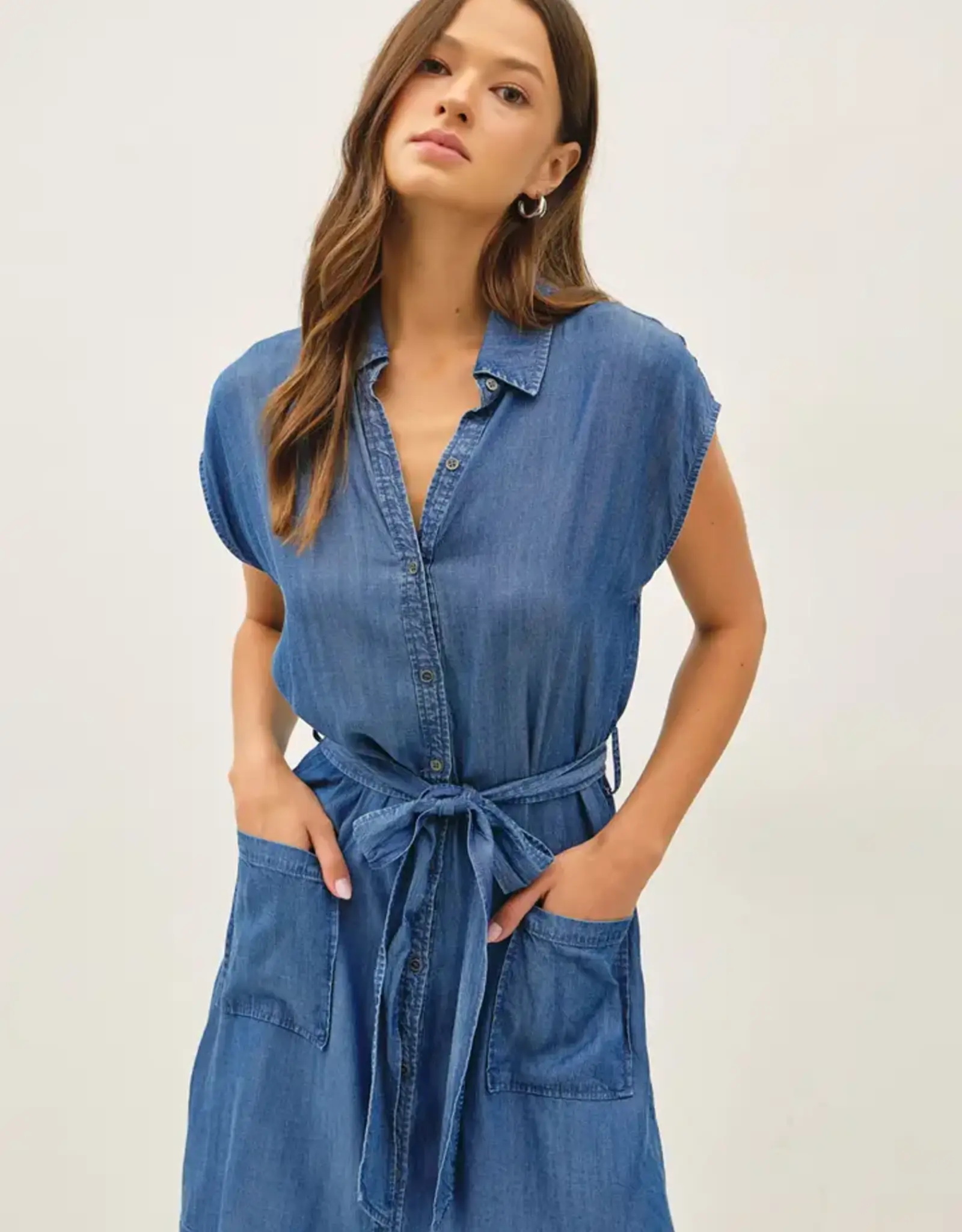 Tencel Button Up Dress