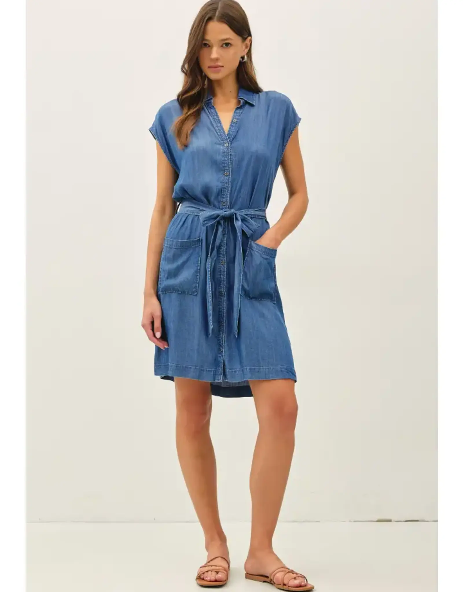 Tencel Button Up Dress