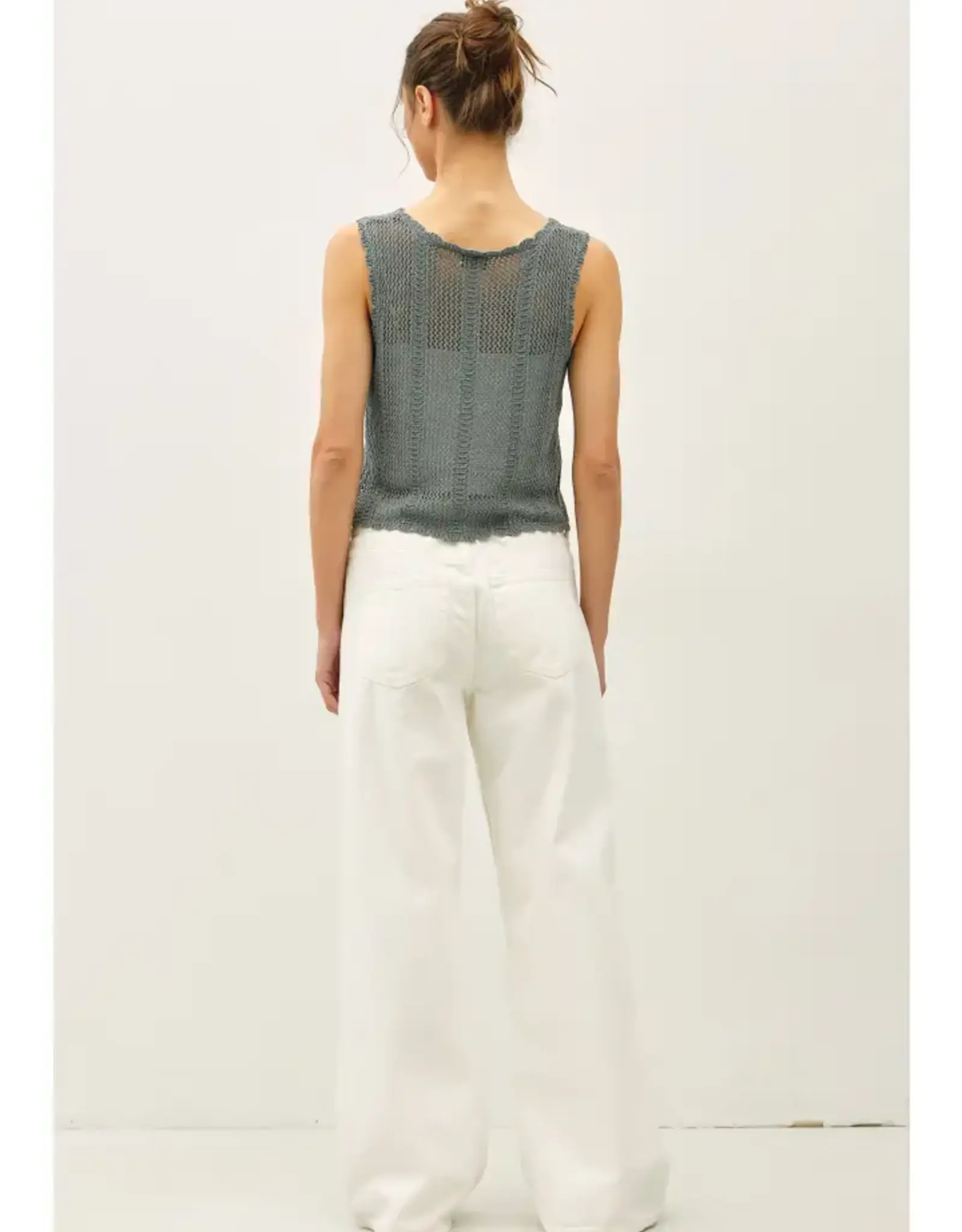 Breezy Crochet Knit Vest