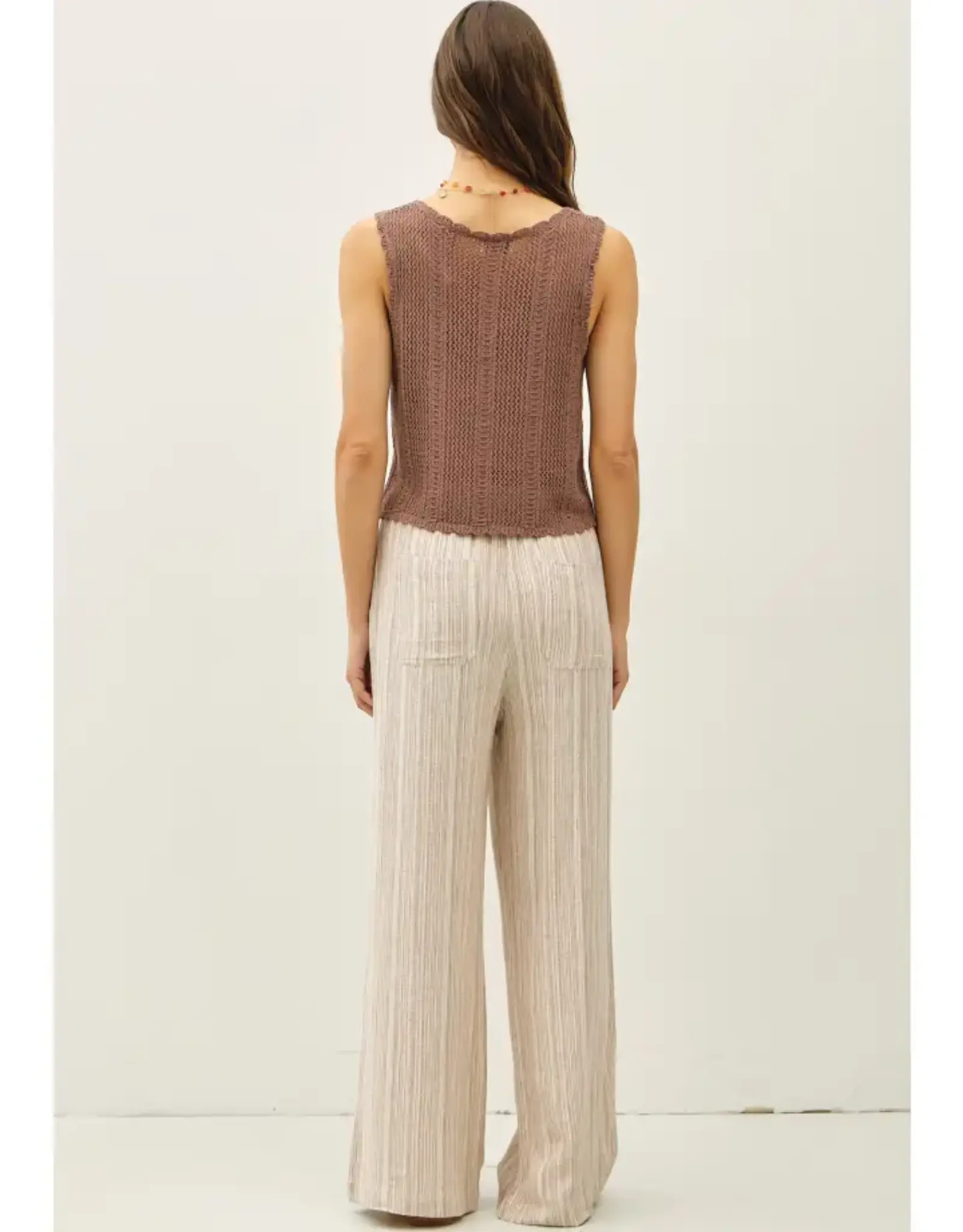 Breezy Crochet Knit Vest